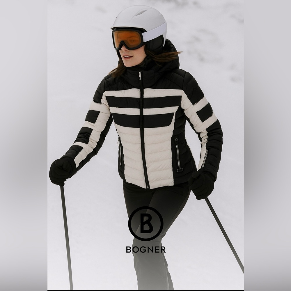 Bogner women’s Ski Jacket Black White Size XL